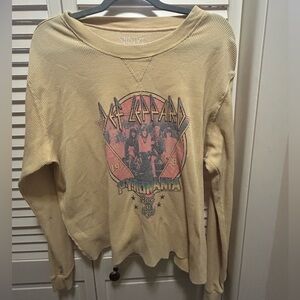Def Leppard Graphic Long Sleeve Shirt